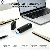 Mini enregistreur espion en forme de cœur Q16 avec format WAV, stylo d'enregistrement vocal USB, enregistrement en un clic