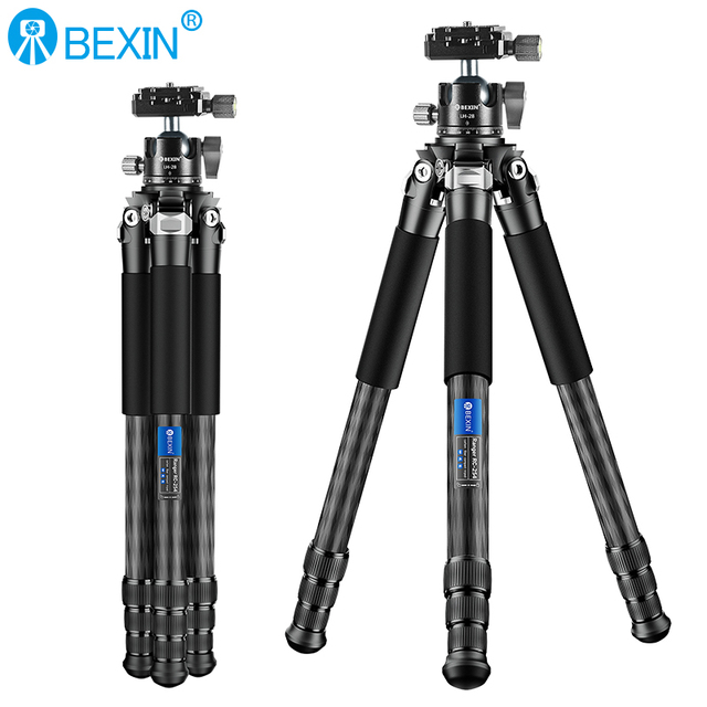 Carbon Fibre Video Camera Phone Tripod for Film Shooting Compact Travel Professional Carbon Fiber Camera Tripod