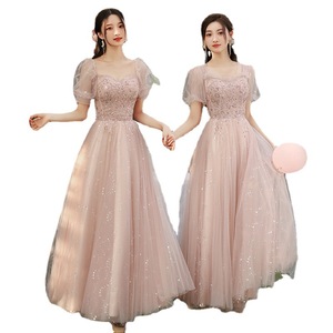 S2658R 2026 New Elegant fairy Waist High-end <b>Tight</b> Wedding Evening Party Dress - Product Image 5
