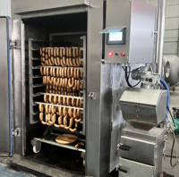 Nouvelle chambre à fumée automatique à vapeur Aimeida, fumoir à froid, four pour la transformation des fruits de mer et de la viande, en acier inoxydable, écoénergétique
