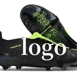 Chaussures de football unisexes neuves Falcon 24ème génération Predator entièrement tricotées à lacets FG en caoutchouc pour le sport, vente en gros transfrontalière - Product Image 4