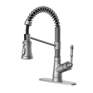 High Quality Brass Pull Down Sprayer Kitchen Mixer Tap Single Handle 3 Function <b>Hot</b> <b>Cold</b> Water Pull Out Kitchen AT9228BN Kitchen - Product Image 3
