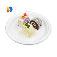 Assiettes en papier jetables pour pâtisseries et gâteaux de fête 5'' 6'' 7'' 8'' 9''