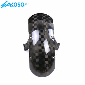 Guardabarros AKOSO 3K de fibra de carbono seco para motocicleta, guardabarros delantero con carenado para <span class=keywords><strong>Kawasaki</strong></span> <span class=keywords><strong>Z900RS</strong></span> 2018-2024 - Product Image 2