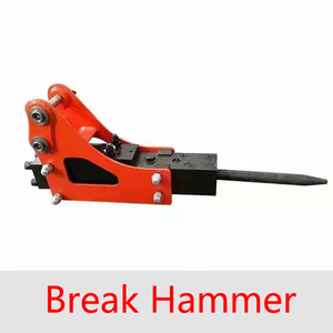 Accesorios para miniexcavadoras de bajo consumo de combustible: Barrenas para tierra, Rastrillos, Garrares, Cizallas hidráulicas, Enganche rápido, Cucharones para excavadora, Martillos hidráulicos - Product Image 3