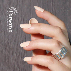 Ongles vierges solides de haute qualité en vrac faux ongles américains ronds courts avec de la colle simple 24 faux ongles artificiels - Product Image 4