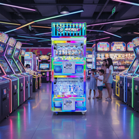 Machine de jeu d'arcade à griffes métalliques pour 4 joueurs, avec gestion à distance et fonctionnement autonome, distributeur de cadeaux pour entreprises intelligentes