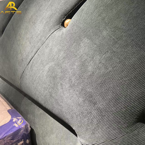 Juego de muebles de dormitorio, cama king size de tela de lujo, marco de cama de madera maciza tapizado clásico, cama de matrimonio para uso doméstico - Product Image 6