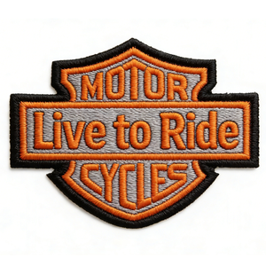 แผ่นปักลายมอเตอร์ไซค์ Let's Ride สำหรับติดเสื้อผ้า หมวก กระเป๋า หรือเครื่องแบบสโมสรมอเตอร์ไซค์ - Product Image 2