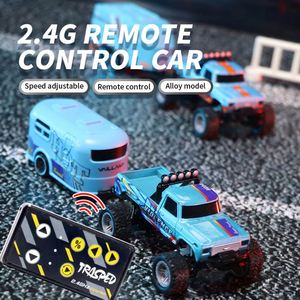 Mini voiture télécommandée RC 1/64 avec lumière LED pratique, en alliage, nouveau jouet pour enfants, avec fonctions d'absorption des chocs, cadeau parfait pour les enfants - Product Image 3