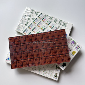Juego de Fichas de Mahjong Americanas de Lujo con Temática Green Golf Masters, 160 Piezas, Cuatro Capas, Acrílico Grabado, Bolsa de Transporte Portátil - Product Image 2