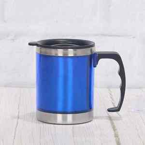 Nouvelle tasse isotherme professionnelle en acier inoxydable avec couvercle et poignée, personnalisable avec logo, cadeau, isolation thermique 6-12 heures, anti-fuite - Product Image 3