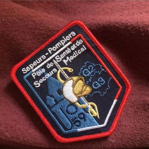 Bulk Product Woven 3D Custom Badges <b>Embroidery</b> Patches with Resin and Rhinestones for Clothing - Product Image 3