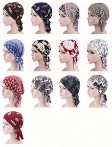 Turban élastique en polyester – Bonnet chimio tendance pour femme, idéal pour l'extérieur – Vente en gros - Product Image 6