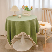 Nappe en polyester tissé pour fêtes et mariages, incluant une nappe de table basse – Offre Spéciale