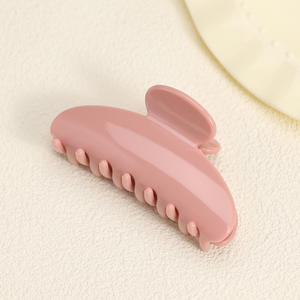 Pince à cheveux élégante en demi-cercle brillant style coréen pour femme, petite pince requin pour l'arrière de la tête, accessoires capillaires haut de gamme - Product Image 4