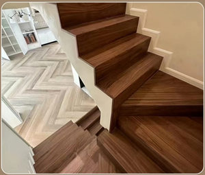 Escalera de Arco de Madera Maciza Interior Moderna Personalizada Moren, Barandilla de Madera Duradera para Salas de Estar, Hoteles y Apartamentos, Garantía de Más de 5 Años - Product Image 4