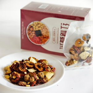 Tianhong Té floreciente de hierbas saludable hecho a mano 7 sabores-Azúcar moreno natural Rosas secas Cubos de jengibre Envoltura individual Grado superior - Product Image 2