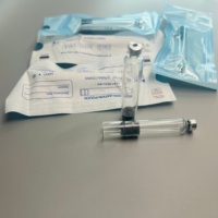 Offre Spéciale – Flacon en Verre Vide de 3 ml, Cartouche Stérile avec Bouchon en Aluminium et Base Noire pour Stylo de Beauté