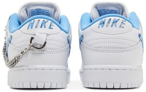 Baskets unisexes Low Pro SB White University Blue avec empeigne en cuir, semelle intermédiaire en EVA, doublure en mesh et semelle extérieure en caoutchouc – Collection Printemps - Product Image 3