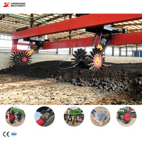 Machine à Compostage Haute Capacité Chengxiang, Machine de Fabrication d'Engrais Composté, Machine à Retourner le Compost