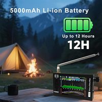 Récepteur radio SDR DSP portable 100KHz-149MHz, écran tactile 4,3 pouces, SSB FM AM CW WFM, bande passante complète, boîtier en alliage d'aluminium, radio Bajei