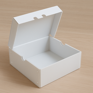 صناديق شحن سوداء مضلعة قابلة للطي بتصميم مخصص من الصين للبيع بالجملة، صناديق أحذية لتخزين الألوان مطبوعة حسب الطلب مع شعار مخصص - Product Image 2