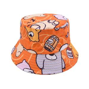 Y304007 – chapeaux de plage d'été en plein air pour enfants, garçon, fille, bébé, Protection contre le soleil <span class=keywords><strong>UV</strong></span>, seau imprimé dessin animé pour enfants - Product Image 3