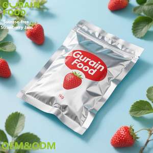 OEM ODM Bubble Tea Ingredients Biscuits Fruit <strong>Jam</strong> Ice Cream Desserts 1KG No Added Sucrose Strawberry <strong>Jam</strong> - Product Image 1