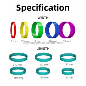 Thể Thao Tùy chỉnh cao su Silicone Vòng đeo tay làm cho của riêng bạn cao su wristbands vớ<span class=keywords><strong>i</strong></span> tin nhắn hoặc Logo cá nhân ban nhạc cổ tay - Product Image 3