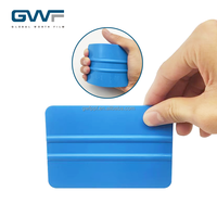Raclette de bord en feutre 4 pouces outil d'emballage de vinyle de voiture raclette grattoir outil de grattoir droit pour film de teinture de fenêtre d'enveloppe de vinyle de voiture