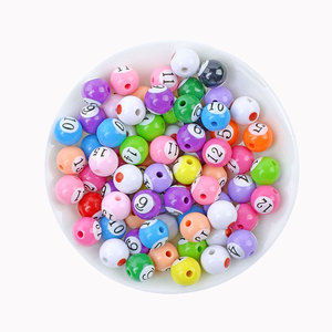 100 шт./упаковка, акриловые цветные бусины для мобильного телефона - Product Image 5