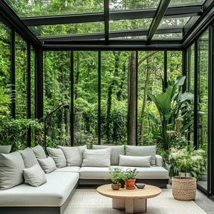 Terraza Acristalada Moderna con Doble Acristalamiento de Baja Emisividad y Reducción de Ruido para Espacios Exteriores - Product Image 3