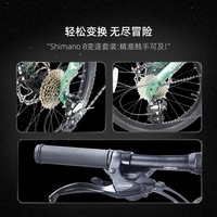 Vélo pliant TT en aluminium, 20 pouces, freins à disque, vélo de ville, vélo urbain portable pour adultes