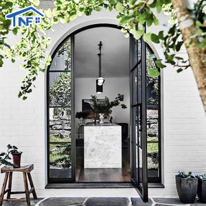 Factory Customized Casement <strong>Arched</strong> <strong>Door</strong> Villas Interior And Exterior Aluminum <strong>Arch</strong> Swing <strong>Doors</strong> For Houses - Product Image 3