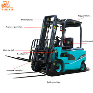 Carretilla elevadora eléctrica de 1 a 5 toneladas de capacidad con horquilla elevadora eléctrica sentada de altura de 3 a 5m a la venta - Product Image 4