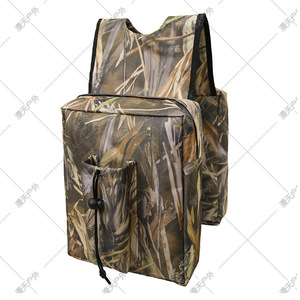 Bolsa de almacenamiento para exteriores, para UTV, ATV, moto de nieve, buggy de playa, tipo gancho rectangular, poliéster, negro - Product Image 3