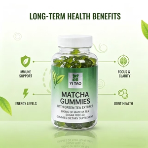 OEM Matcha Green Tea <b>Gummy</b> <b>Bears</b> can boost metabolism and detoxification, and maintain a healthy immune system. - Product Image 3
