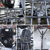 ZUJI ZJ100 5.5HP Moteur Lifan, Finitionuse à béton à essence, Polisseuse latérale 150 tr/min, Profondeur de travail 1000mm, Boîte de vitesses complète