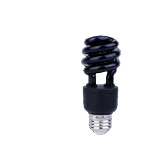 Đèn UV 120V E26 13W xoắn ốc màu đen trang trí tiết kiệm năng lượng bóng đèn ánh sáng màu đen đèn UV FCC cetl giấy chứng nhận ETL BLB 360-380nm - Product Image 1