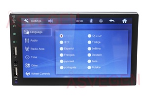 Radio de Coche Económica Modelo 7018B 2 Din, Radio de Coche HD de <span class=keywords><strong>7</strong></span> Pulgadas con Bluetooth, FM, Reproductor de Audio MP4 MP5, Autoradio Compatible con Cámara de Visión Trasera - Product Image 3