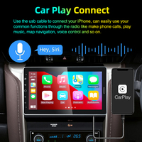 Pemutar MP5 Mobil 10 Inch 1Din dengan Mirror Link Android Auto CarPlay Stereo Layar Sentuh untuk Dashboard, Garansi 1 Tahun