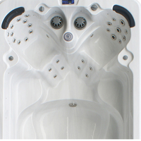 Spa de natation meilleur bain à remous en acrylique pour compteur de natation baignoire d'entraînement à courant hydro massage extérieur