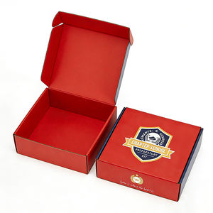 Boîte d'expédition pliante en carton ondulé personnalisée, emballage en papier kraft, boîte à courrier, boîtes cadeaux - Product Image 3