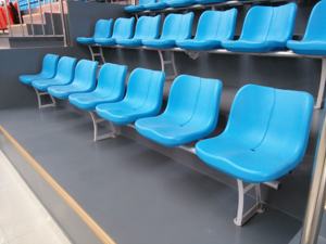 <strong>Permanent</strong> Outdoor <strong>Grandstand</strong> Seating Heavy-Duty Bleacher Chairs Installed on Concrete Stadium Stairs - Product Image 5
