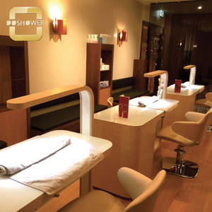 Nail Art Equipment Fournisseur de Designer Manucure Table Fabrication pour Pédicure Blanche Réceptionniste Professionnelle <span class=keywords><strong>Nailtech</strong></span> Desk - Product Image 5