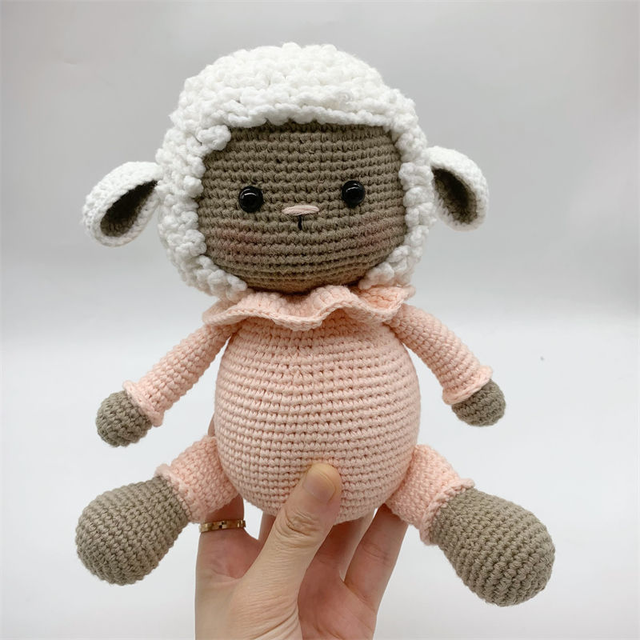 Baby Crochet Stuffed Animal Cotton Crochet Dolls Hand Made Small Amigurumi Animals Crochet Plushies Toy Doll Start Order