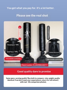 Saco de Boxeo Profesional KDST <span class=keywords><strong>en</strong></span> Oferta, Saco de Boxeo de PVC y Acero para Colgar Verticalmente <span class=keywords><strong>en</strong></span> <span class=keywords><strong>Casa</strong></span>, Equipo de Entrenamiento de Taekwondo de 16-18 kg - Product Image 4