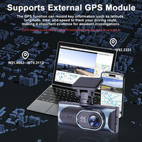 Kamera Dash Cam OEM C18 Baru, Rekam Depan Belakang Ganda 4K, Definisi Tinggi, Penglihatan Malam, Interkoneksi WiFi, Pelacakan GPS, Sudut Pandang 170 Derajat, 64GB