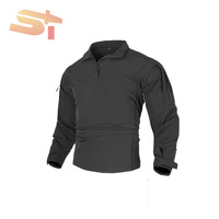 Tenue Tactique de Combat SIKE pour Alpinisme, Combinaison Élastique Respirante à Manches Longues, Camouflage Urbain pour Activités Extérieures